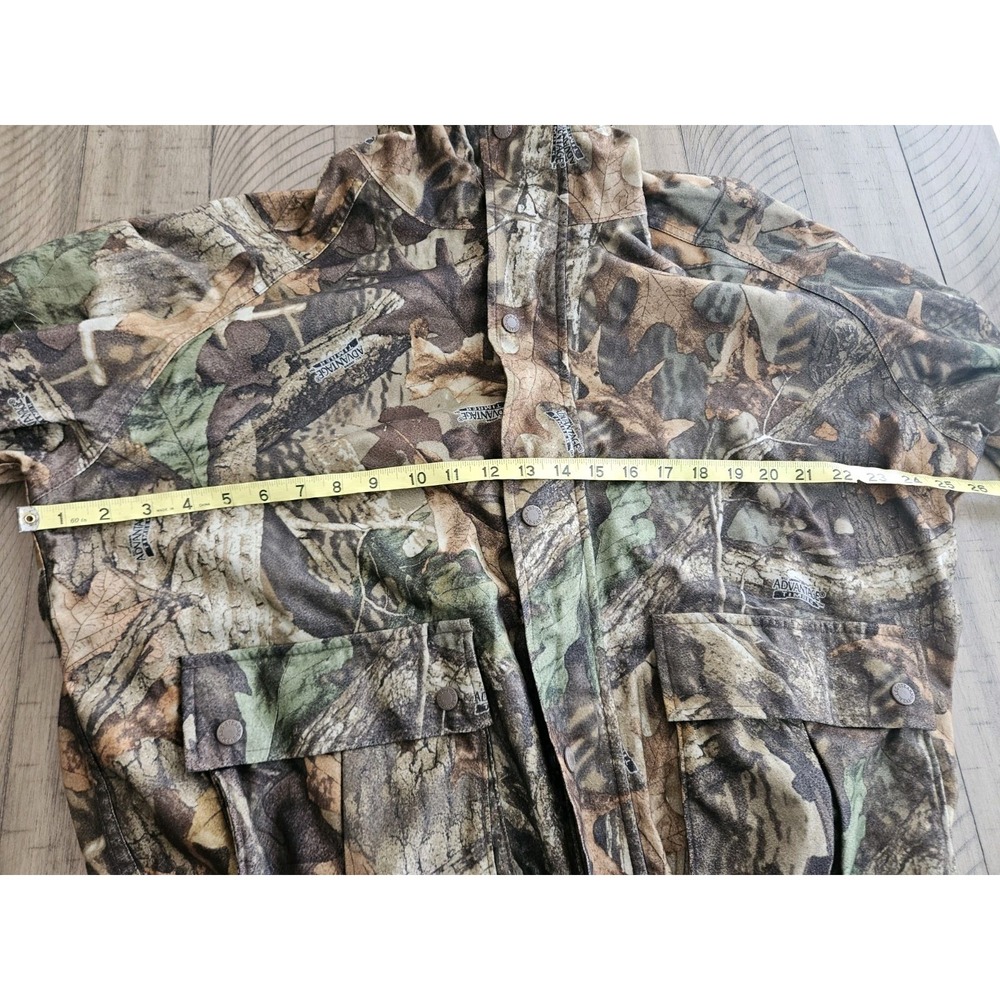 Mad Dog Gear Camo Hooded Hunting Jacket M Full Zip Pocket Outdoor Duck Gorpcore - Picture 12 of 16